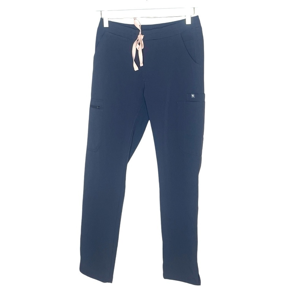 FIGS Charcoal High Waisted Yola Skinny‎ Scrub Pants